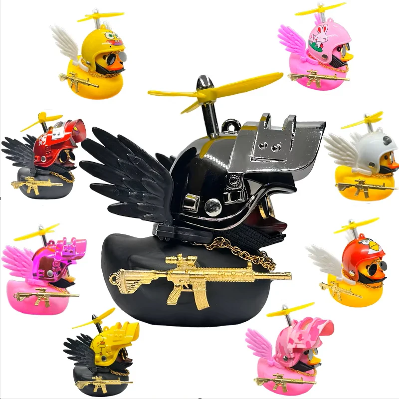Car Duck Car Ornaments, Funny Rubber Ducks Car Dashboard Decorations Duck Car Accessories
