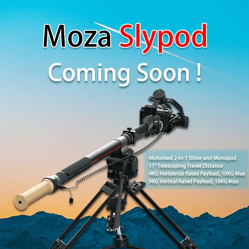 MOZA Slypod 2 In 1 Slider Monopid For Gimbal Moza Aircross 2 Ultra-light Weight Waterproof MOZA Slypod Stabilizer