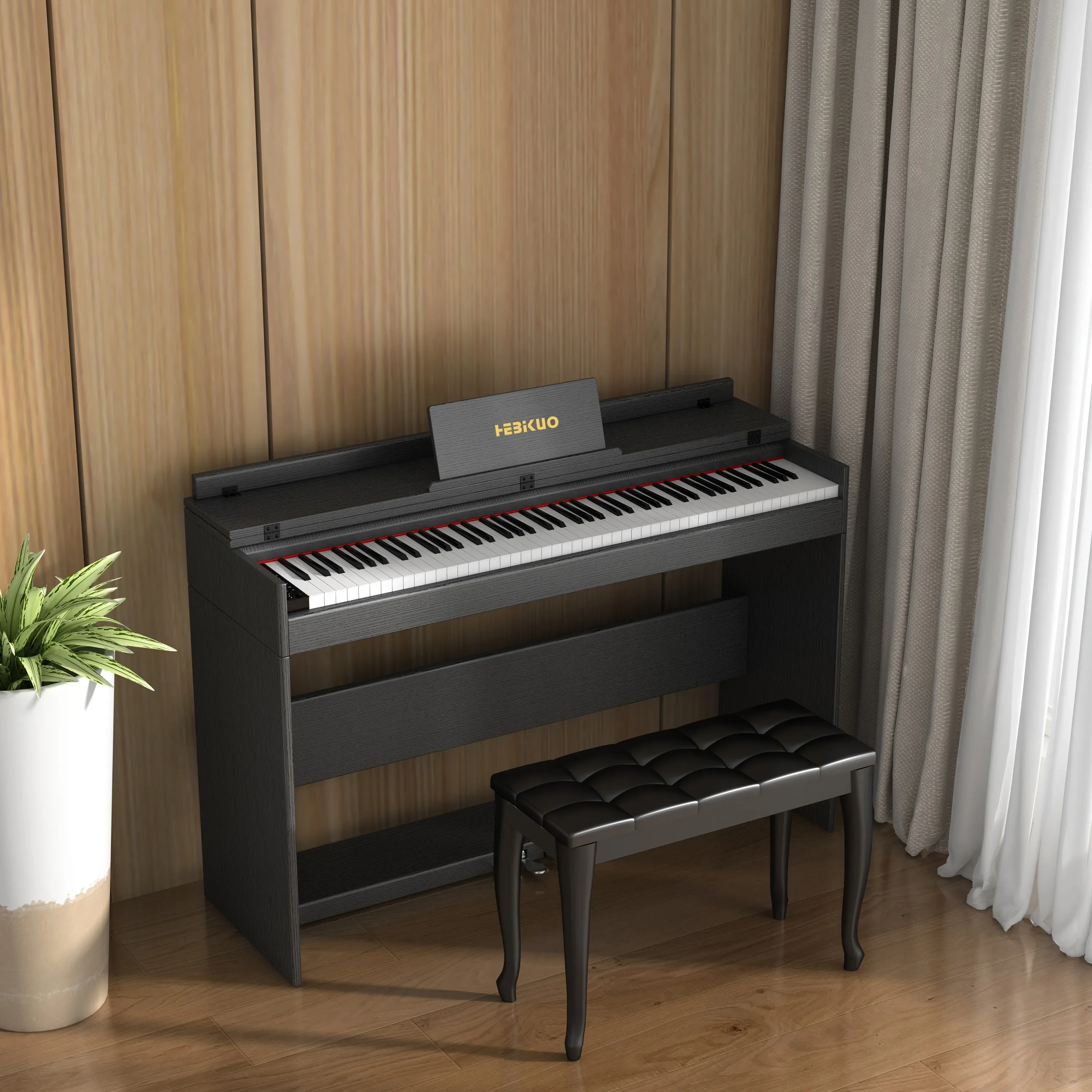 Pianoforte elettrico OEM di fabbrica 88 tasti tastiera strumenti musicali tastiera con azione a martello completamente ponderata pianoforte digitale elettrico