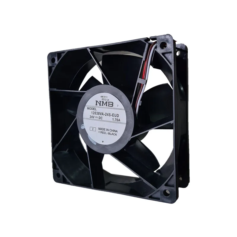 NMB 12038VA-24S-EUD DC 24V 1.70A 120x120x38mm 4-Wire Server Cooling Fan