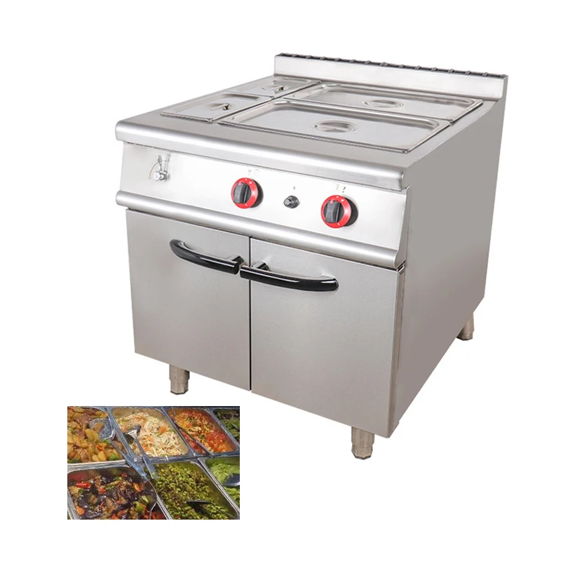 Commercial Gas Warming Cabinet Vertical Design Soup Basin Food Preparation Holding Food Warmer Cabinetpromote sales