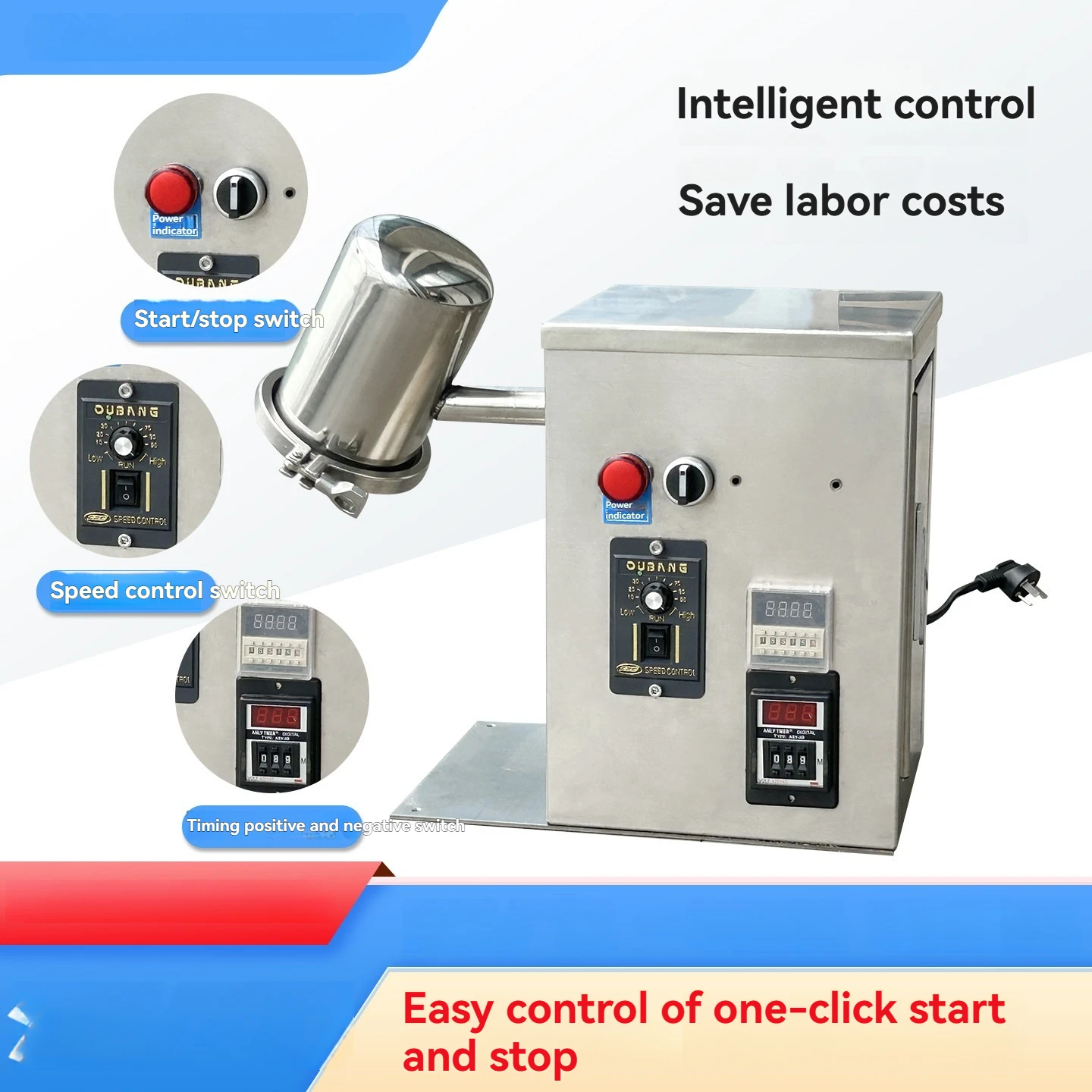 

Small Stainless Steel Laboratory Powder Mixer Pharmaceutical Chemical Silent Traditional Chinese Medicine Seasoning Mixer