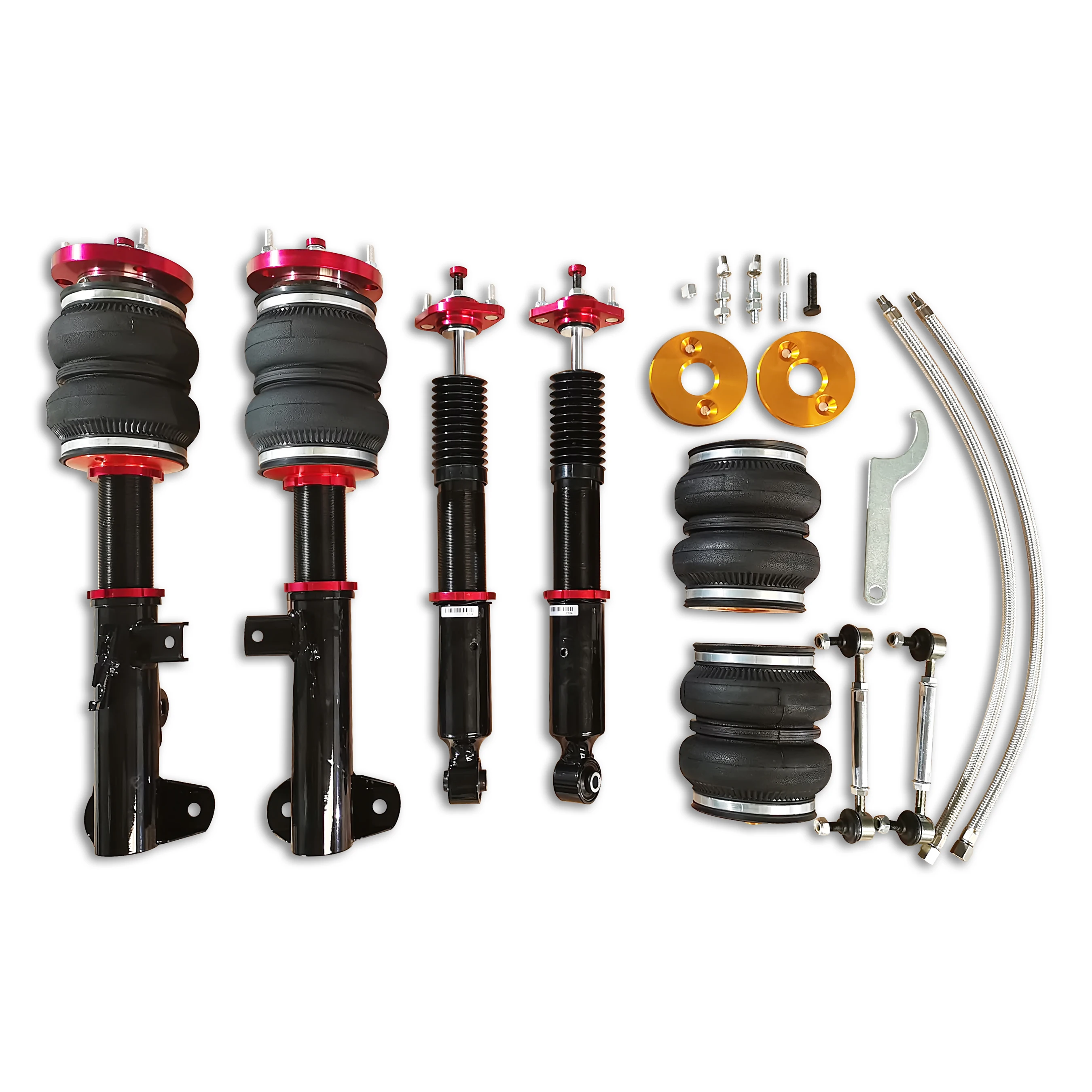 

High Quality Coil Spring 30 Steps Adjustable Coilover Shock Absorber Air Suspension Kit for 3 E36