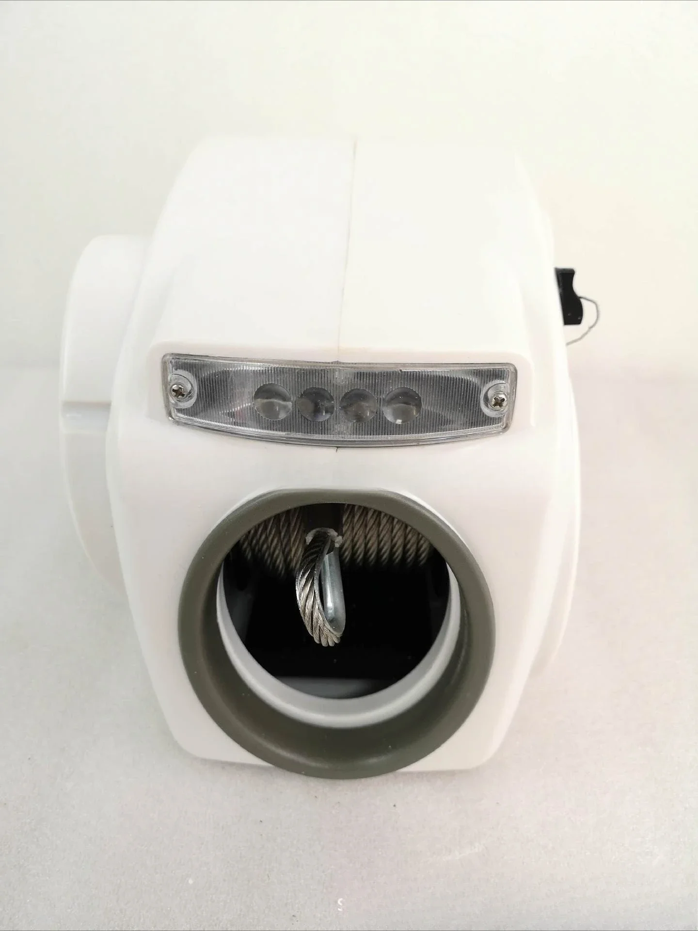 12V yacht ship electric trailer winch with wire rope up to 7.3 meters for seawater
