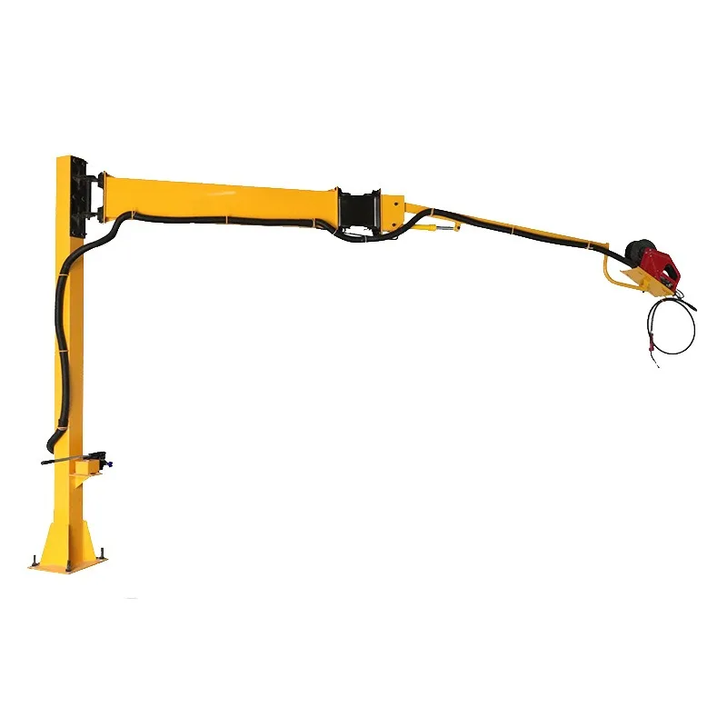 Spring Balanced Welding Boom Arm Wall Mounted Type With 180 Degree Rotation For  Welding Torch Holder And Wire Feeder Support
