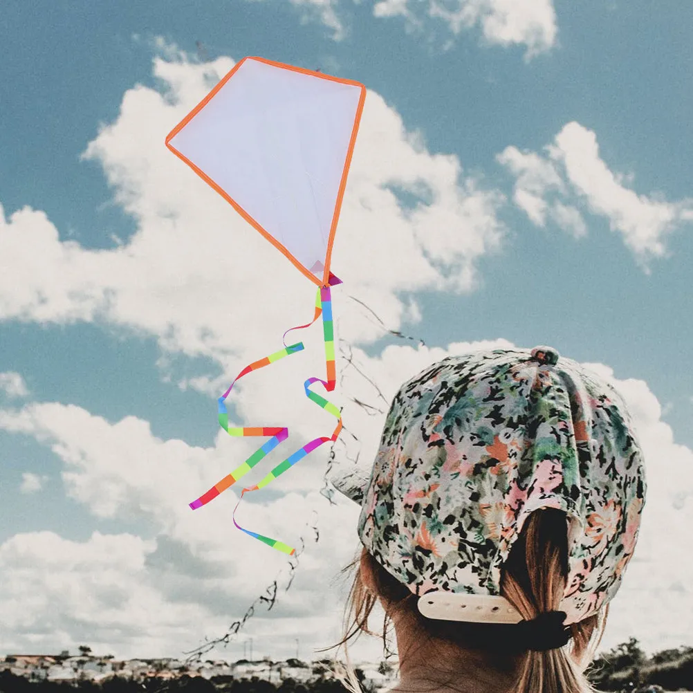 5 set Kids Interesting Drawing Blank Craft Parts Kit Butterfly Kite Painting Drawing Activity Children Supply Flying Kite