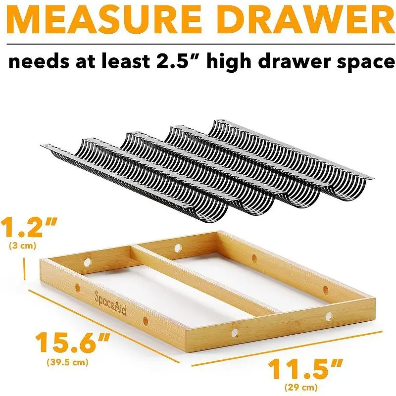 Bamboo Coffee Pod Organizer 40 Large or 52 Small Capsules Drawer Storage Space Saving Durable Eco Friendly Holder