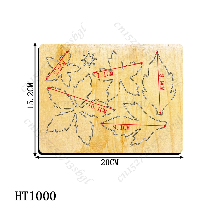 Wykrojniki do wycinania kwiatów - nowe wykrojniki i formy drewniane, HT1000 Odpowiednie do zwykłych maszyn do wycinania na rynku.