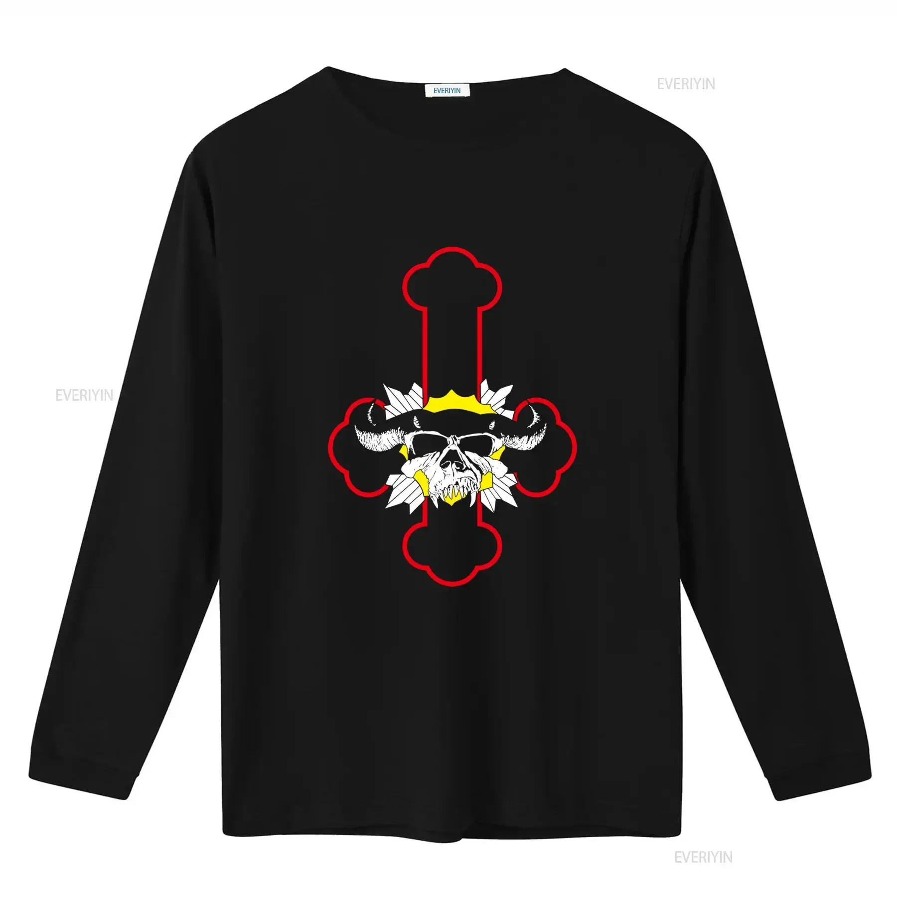 Danzig Not Of This World Tour 89 Skull Cross T Shirt Black S 5XL vintage Washed graphic homme Stretched Stylish Breathable