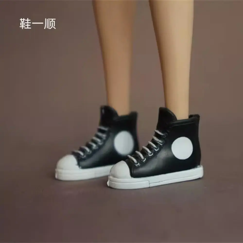 

New Fashion 30cm Doll Shoes Plastic 2.2~2.4cm Length Foot Female Doll Boots High Heels Shoes Doll Accessories