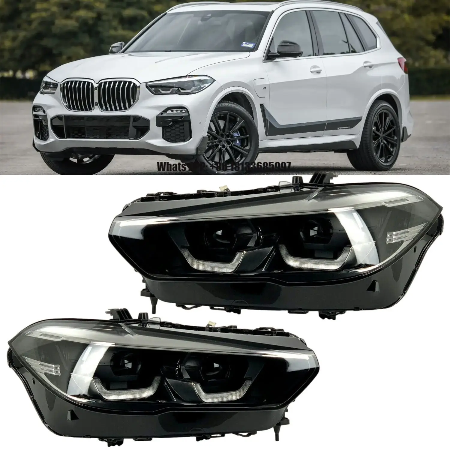 

For BMW X5 G05 & X6 G06 2019-2022 Original LED Headlights US Version High Quality Car Headlight with 24V Volta OE No Car