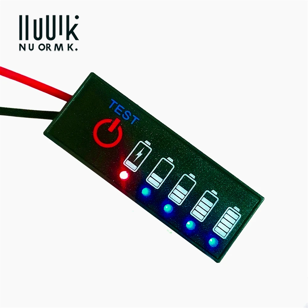 3.7V-72V Lithium Battery Power Detection Lamp Board 12V Lead-acid Battery Lithium Iron Phosphate Power Display