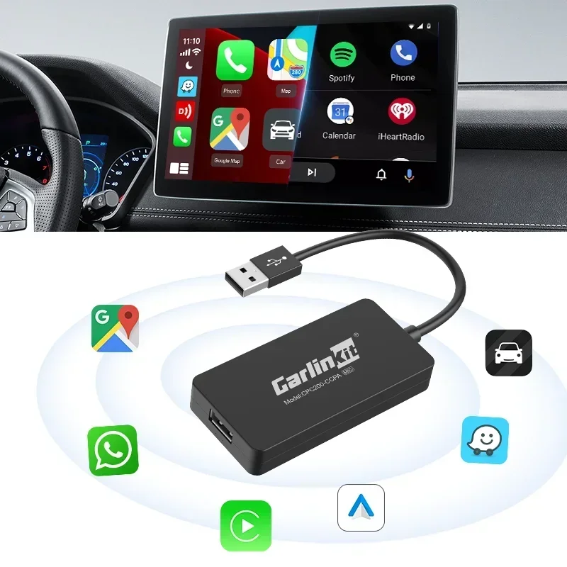 

Cpc200 Ccpa Carlinkit Usb Wireless Carplay Android Auto Box Carlink Aftermarket Head Unit Car Screen Car Play Adapter