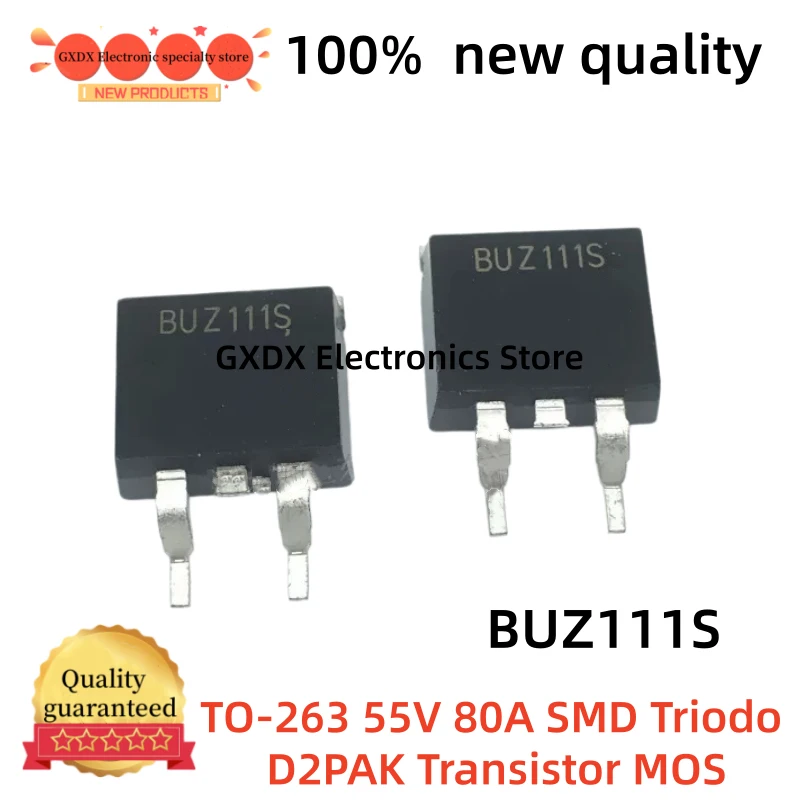 10-20-30-40-50 pcs/lot 100% new BUZ111S UZ111S TO-263 55V 80A SMD Triode D2PAK TO263 MOS Transistor
