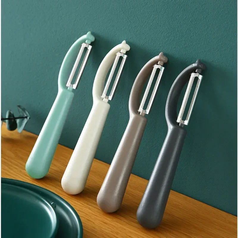 P-type Peeling Knife Stainless Steel Fruit KnifeS Sugarcane Peeling Tool Kitchen Multifunctional Potato Peeling ToolS