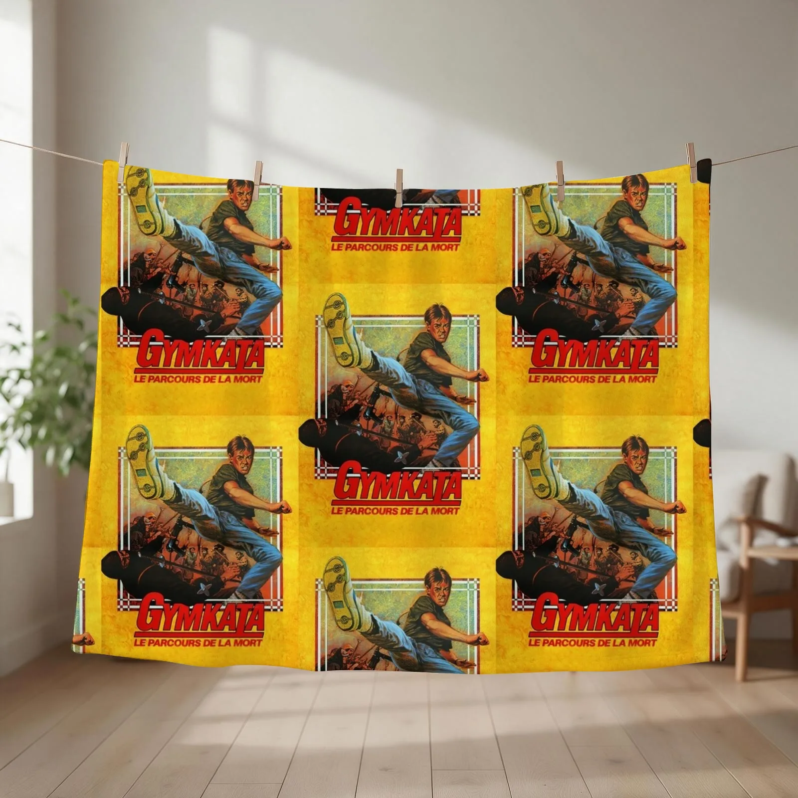 Gymkata: The Death Course Throw Blanket for sofa anime for babies Moving Blankets