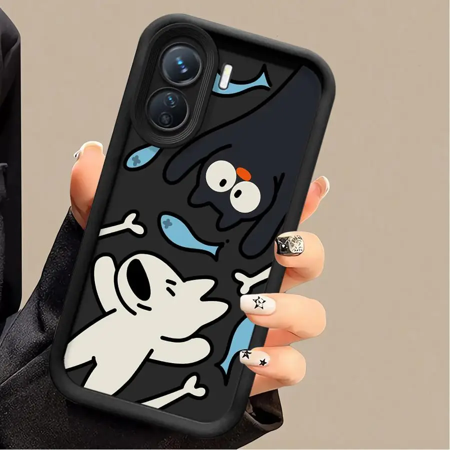 Angel Eye Ladder Case for Xiaomi Redmi 11 10 Pro 13 12 12C A1 Plus Poco X3 NFC Phone Cover Silicone Funda Funny Cute Cartoon Cat