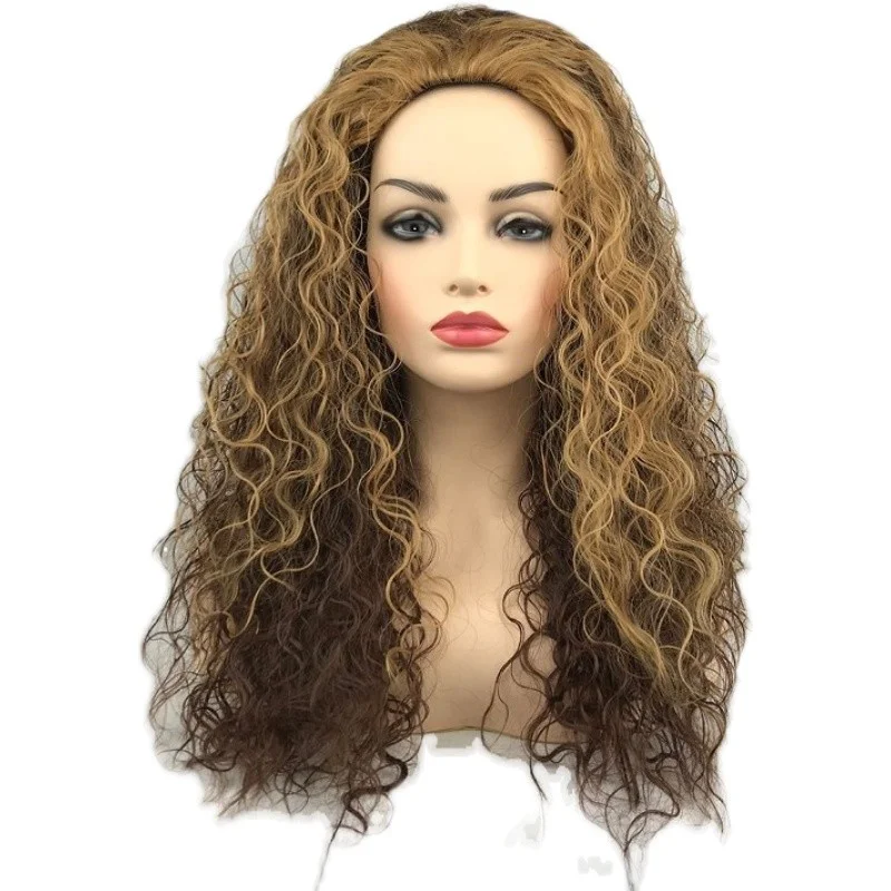 

Женский длинный темно-коричневый женский парик из натуральных волос для девочек