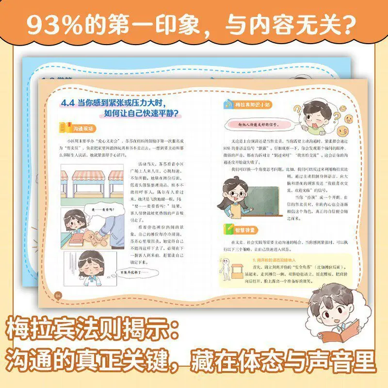 Melabin's Law, Learning The Correct Expression To Improve Communication Skills, Thinking Logic Enlightenment Book