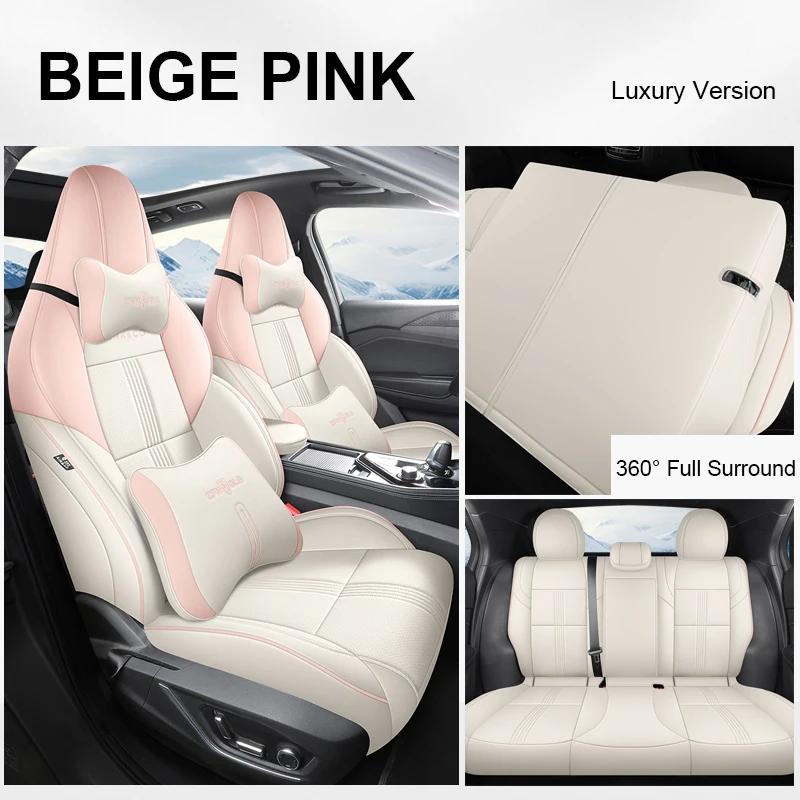 Custom Fit Auto Accessoires Stoelhoezen Full Set Kunstleer Voor Lynk & Co 01 Ev 2021-2024 Met Voor-En Achterste Rij Fullset