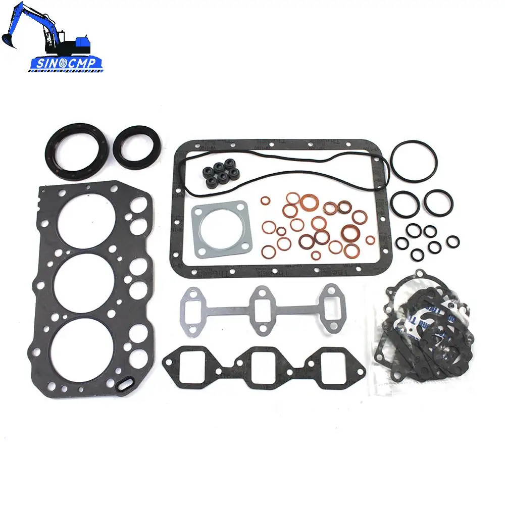 Engine Gasket Kit For Yanmar 3TNA72 3TNA72L 3TNA72UJ Engine For Kobelco SK15SR Excavator