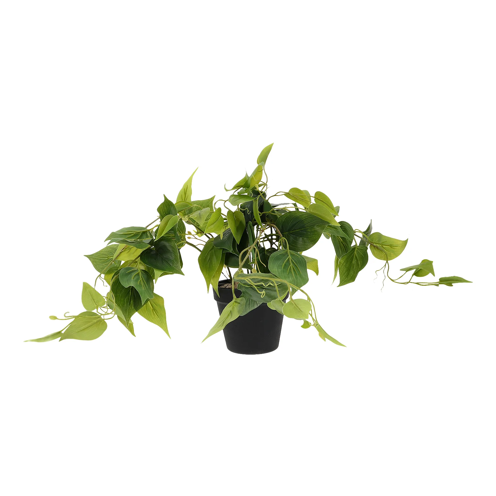 

Simulated Potted Green Radish Plant Realistic Artificial Plants Props Faux Pothos Hanging Indoor Plastic Mini Office Fake Pots