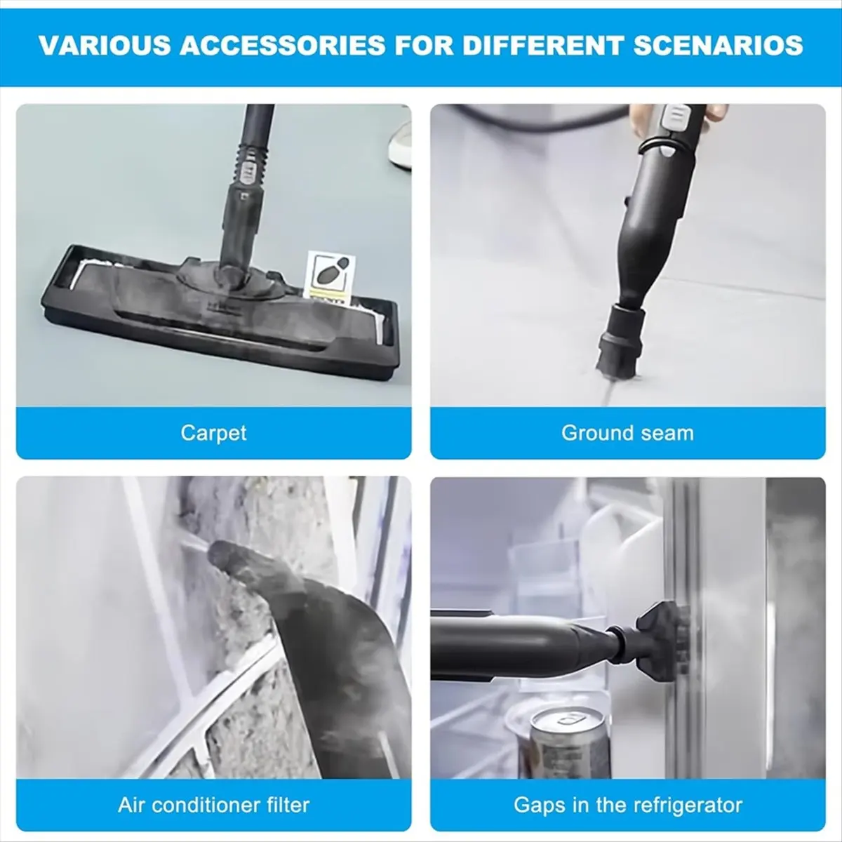 لملحقات منظف البخار SC1 SC2 SC3 SC4SC5، مجموعة فرشاة تنظيف البخار، بما في ذلك الفوهة المنحنية، ممسحة النافذة #2