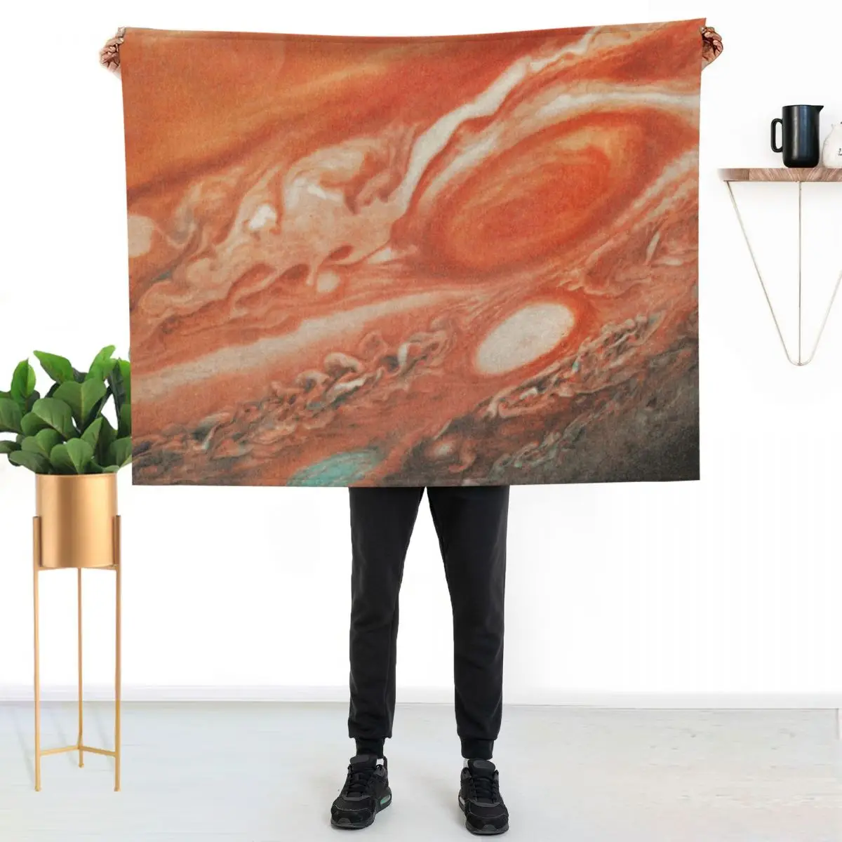 

Jupiter Throw Blanket Compact Warm Blanket for Car Road Trip
