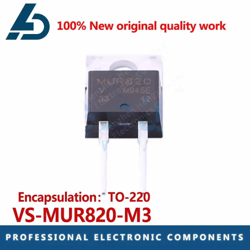 10PCS VS-MUR820-M3 package TO-220 Ultra-fast recovery two tube voltage :200V Current :8A