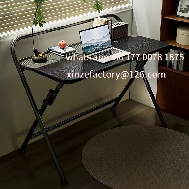 Customizable Student Study Table 24 Inch Foldable Desk, Foldable Study Table for Books, Computer or Other Items Organization