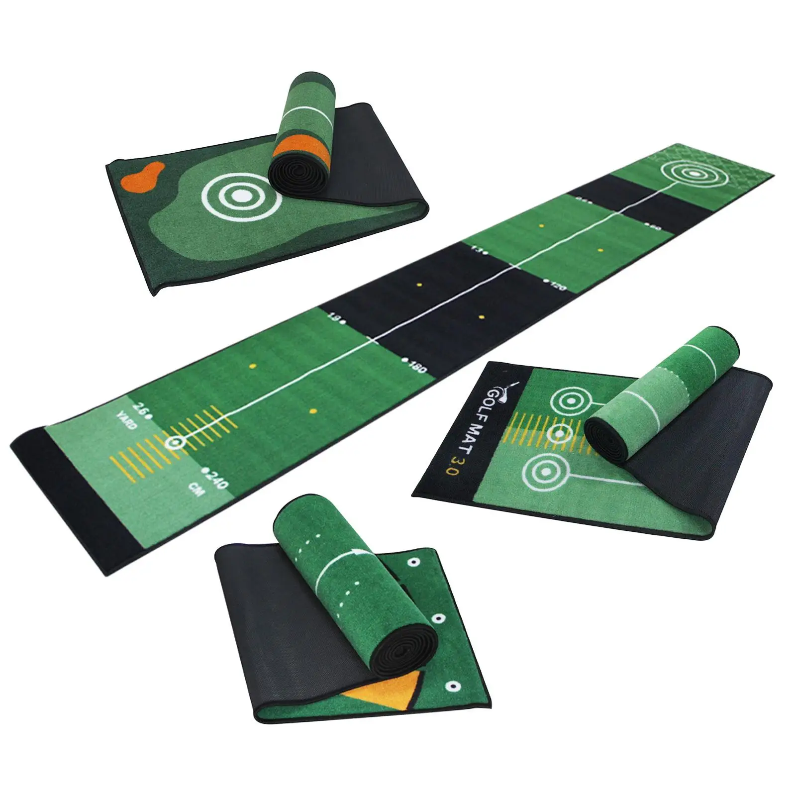 

Golf Training Mat Carpet Indoor/Outdoor Grass Mats for Backyard Use Green