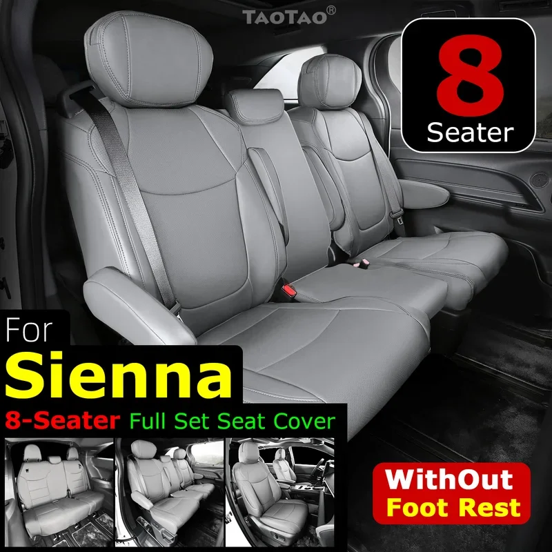 ٹویوٹا سینا 2021 2022 2023 2024 کار سیٹ جلد کے لیے موزوں فل سیٹ ٹرک کور پلاٹینم LE XLE XSE Woodland 7/8 سیٹ