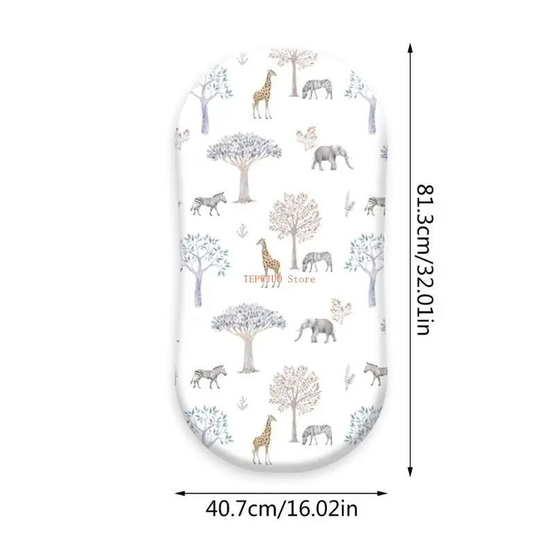 مجموعة U50F مكونة من قطعتين من ملاءات سرير الأطفال الملائمة عالميًا لغطاء تغيير الحوامل