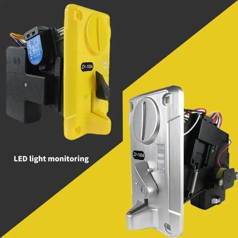 652F Comparable Roll Down Electronic Coin Selector with LED & Wire