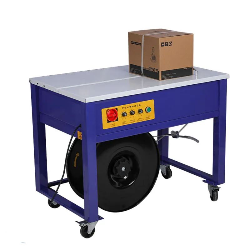 Electric Strapping Equipment Semi-Automatic Sealing Machine Carton Box Hot Melt PP Plastic Belt Banding Packaging Tools 220V