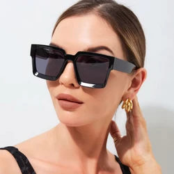Vintage Square Fishing Sunglasses Men Women Retro Brand Black Sun Glasses Unisex Ins Popular Shades Women Eyewear UV400