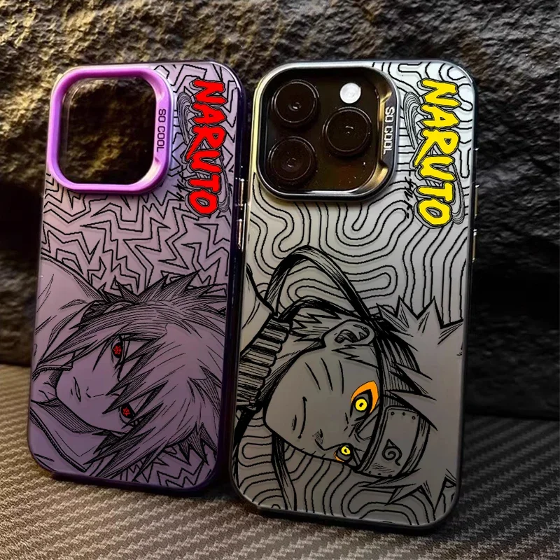 Funda de teléfono HOT Naruto Uchiha Sasuke NEW ART LINE para Xiaomi Redmi Note 7 8 9 9S 10 11 12 13 14 15 Pro Plus 4G 5G Anti Fall