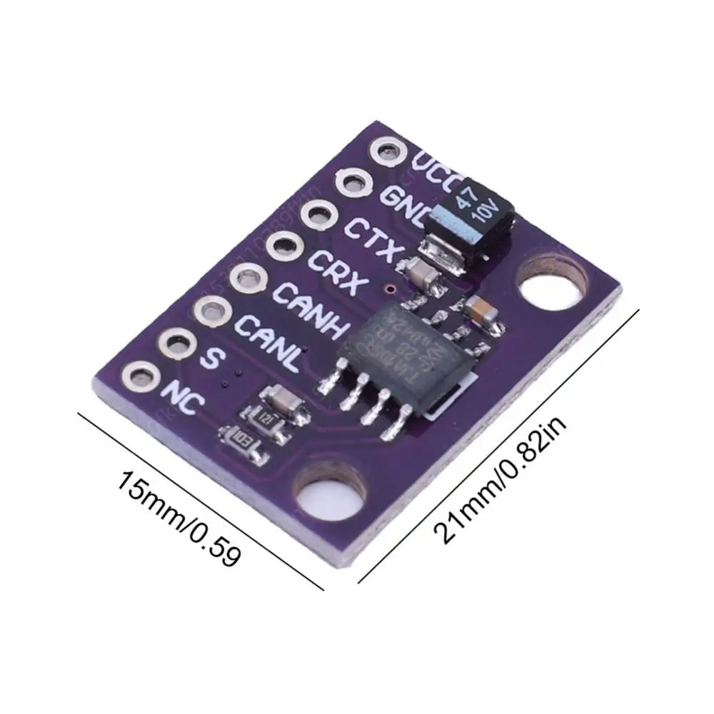 CJMCU-1051 TJA1051 CAN Transceiver Module 1Mbit/s CAN Transceiver Breakout Board High Speed Transfer Rate Low-Power Transceiver