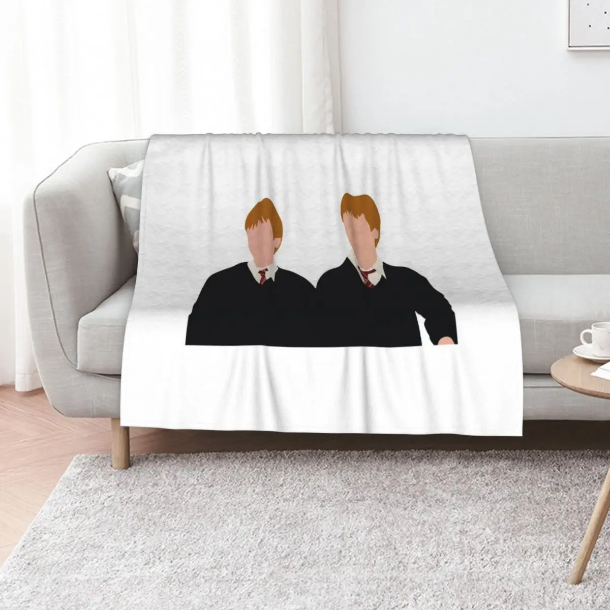 Fred And George Weasly Throw Blanket Weighted blankets ands Soft Plush Plaid for sofa Blankets For Sofas Luxury Blankets
