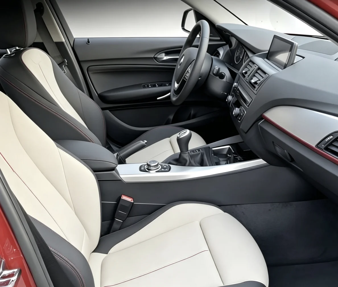 Für BMW F20 2012~2018 Maßgefertigte Autositzbezüge Luxuriöses Nappaleder 100% Passgenau Innenausstattung 360 ° Vollständige Abdeckung – Detail 9