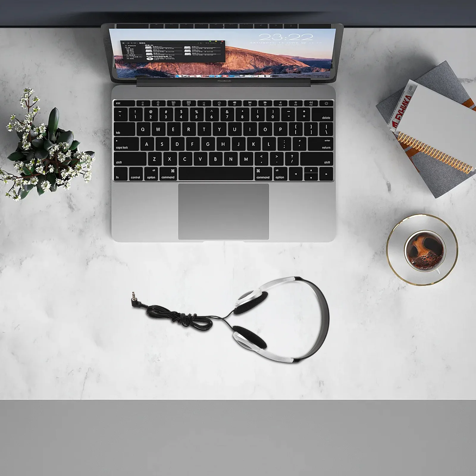 

Retro On-Ear Headphones Lightweight Durable For School Classrooms Libraries Students Comfortable Audio For Computers Cell