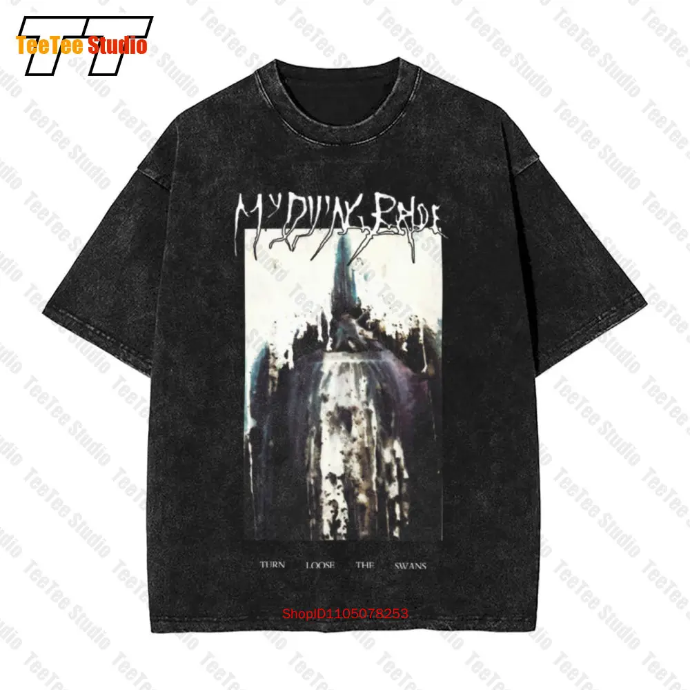 

Винтажная футболка оверсайз My Dying Bride Turn Loose The Swans Schwarz 65XV