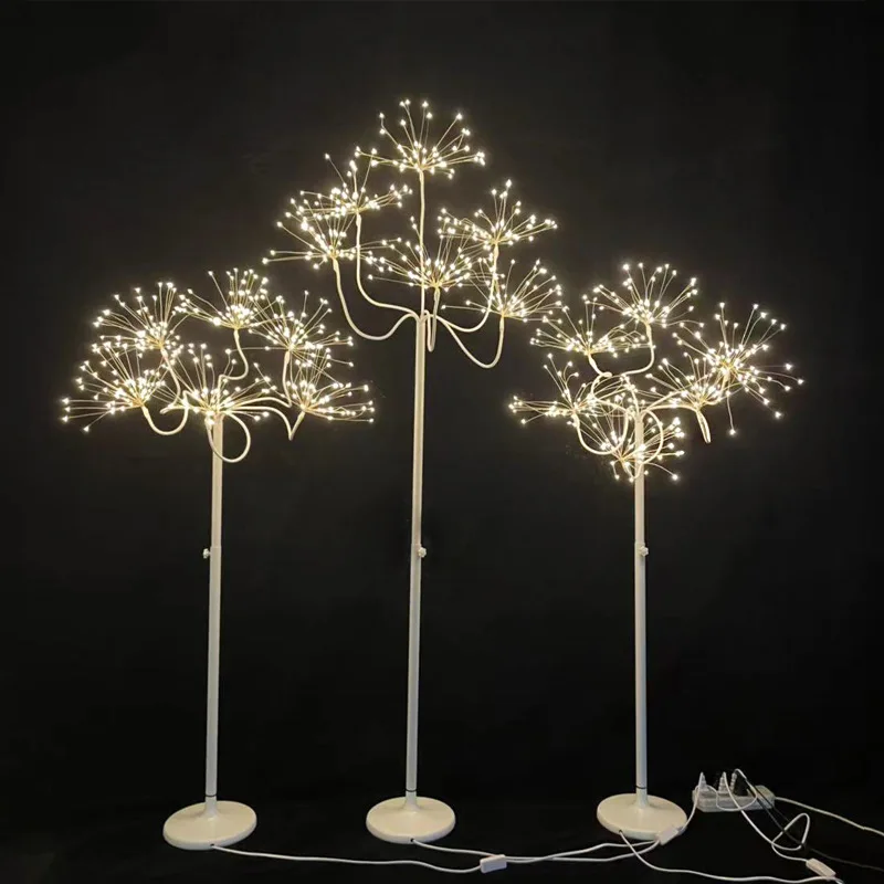 BROTHER Modern Landscape Atmosphere Lamp LED Indoor Creative Fireworks Lights for Wedding Party Stage Background Decor