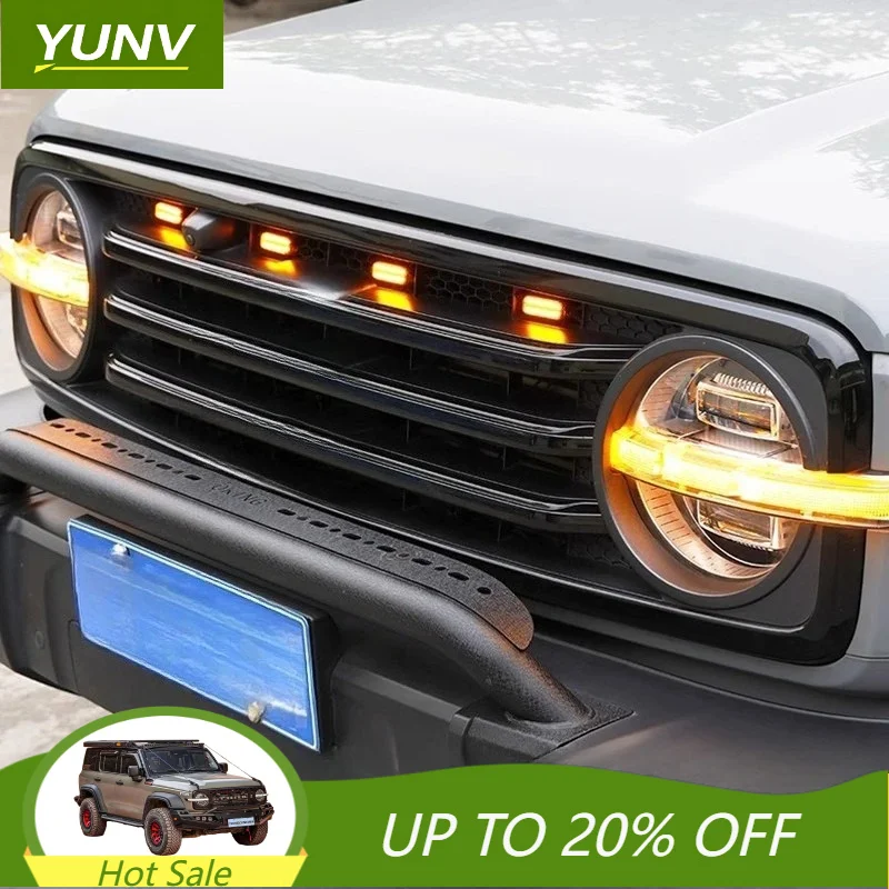 YUNV For GWM Tank 300 Custom Fit Replacement Upgrade Automotive Interior Accessories Exterior Accessories Yellow Daytime
