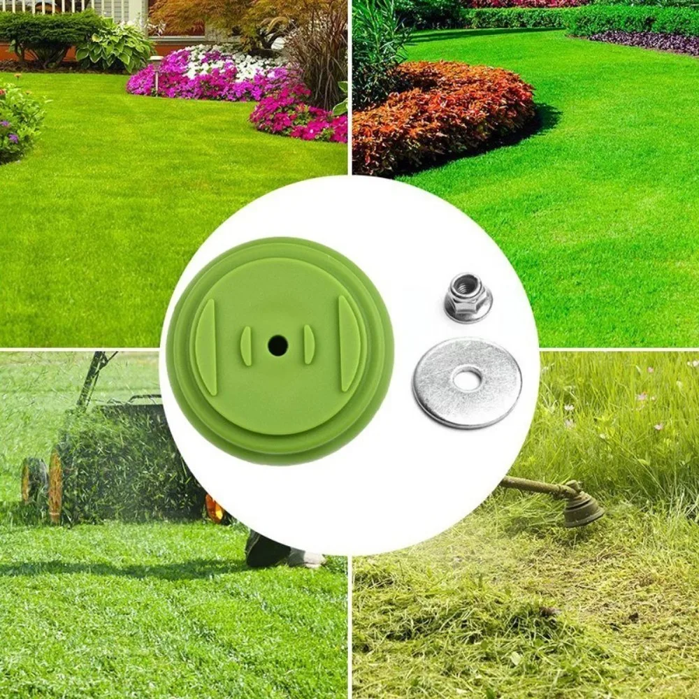 3/9-piece set of universal lawn mower blade fixing base, lawn mower replacement bracket accessories, with nuts and washers