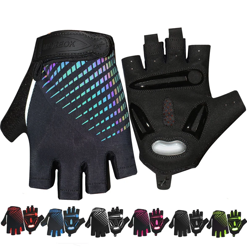 

Anti-slip Anti-sweat Cycling Gloves Half Finger Bike Gloves Liquid Gel Pads Bicycle Gloves Shock-Absorbing Mountain Bike Gloves