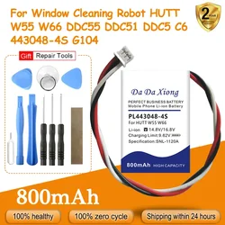 PL443048-4S 14.8V 800mAh 11.84Wh Li-Ion Battery For Window Cleaning Robot HUTT DDC51 DDC5 C6 443048-4S G104 W55 W66 DDC55