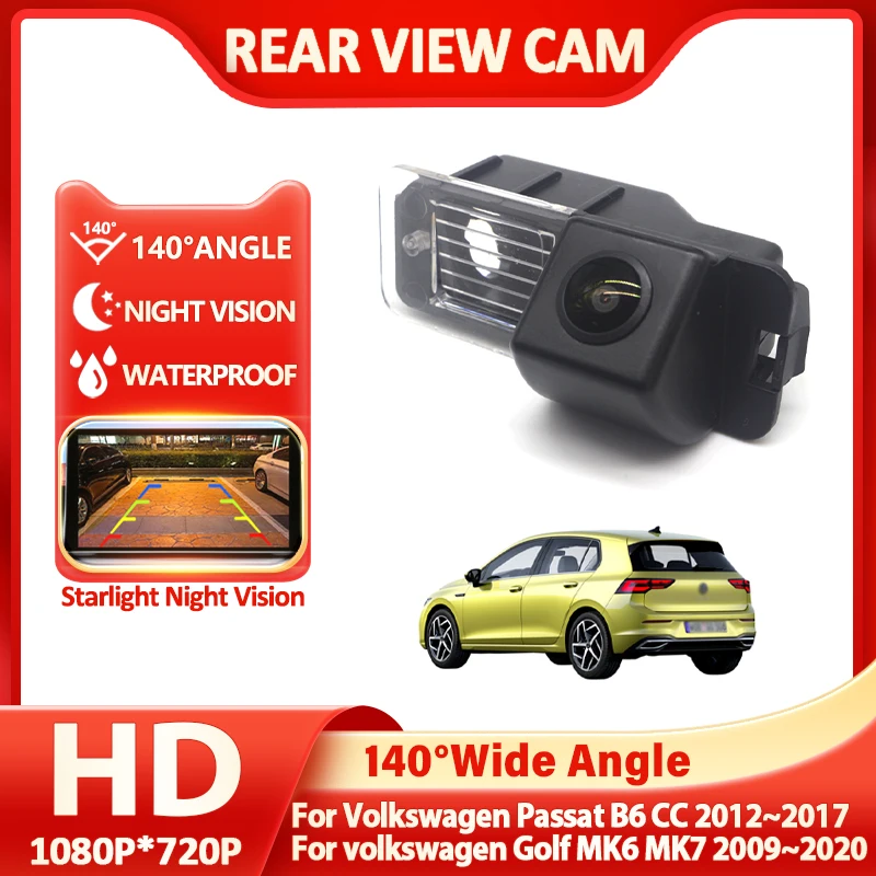 140° CCD CVBS 1080P Special Vehicle Rear View Camera For Volkswagen Passat B6 CC 2012~2017 For volkswagen Golf MK6 MK7 2009~2020