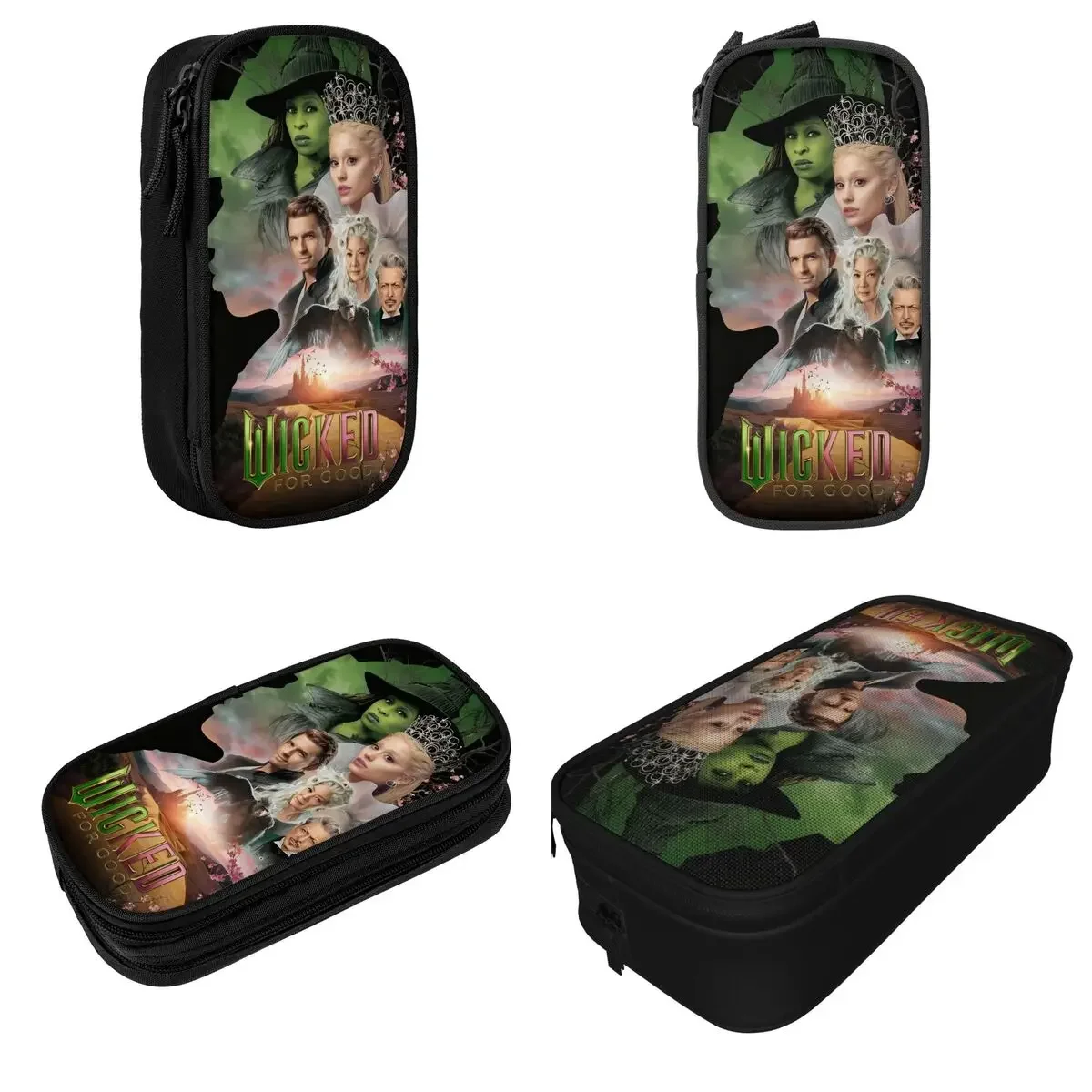 Film Wicked For Good Fantasy Pencil Cases Musical Pencilcases Pen for Student Large Storage Bag School Supplies Gift Stationery