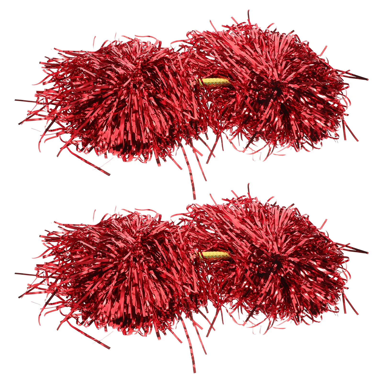 

2 шт. помпоны для чирлидинга с двумя головками, яркие, красочные, для танцевальных выступлений, для развития координации у детей, портативные